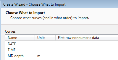 The date/time curve has been split into two curves