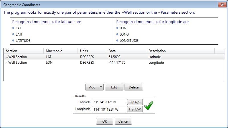 Validation of latitude and longitude is now correct