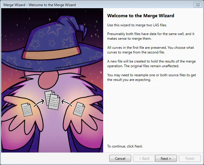 Merge wizard