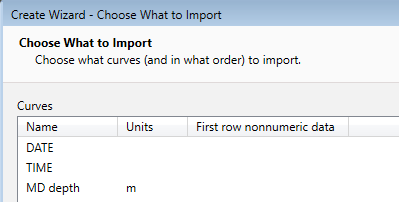 The date/time curve has been split into two curves